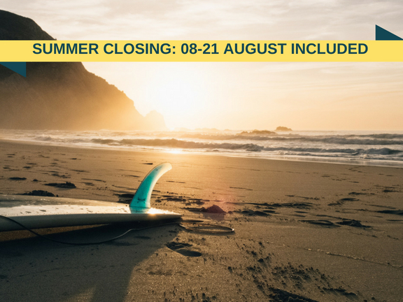 SUMMER CLOSING_ 08-21 AUGUST INCLUDED SUMMER CLOSING_ 08-21 AUGUST INCLUDED